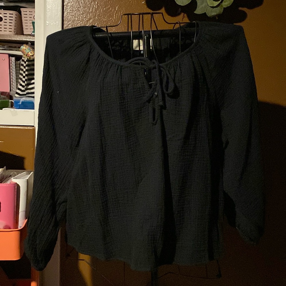 Black comfortable top